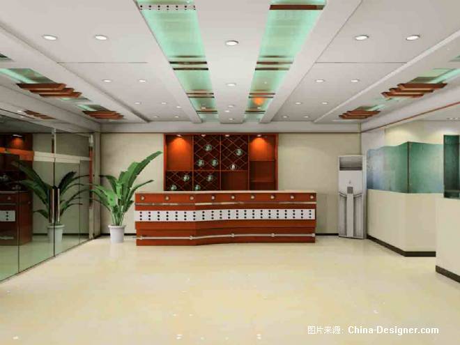 饭店吧台效果图-王丹丹的设计师家园-商场