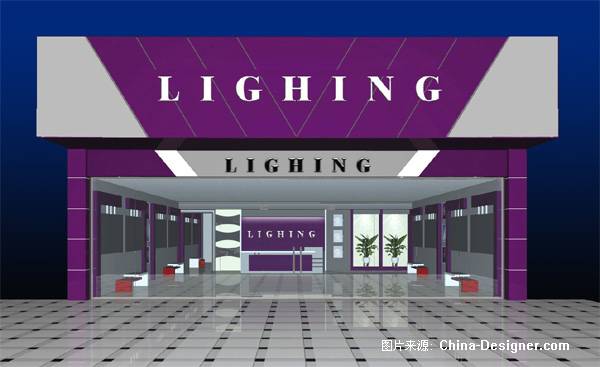 未命名展厅门头效果图-刘联军的设计师家园-专卖展示店