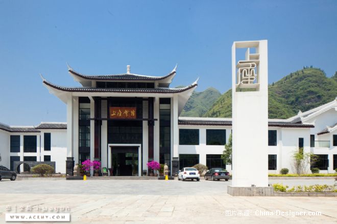 上座会馆建筑外观图-熊华阳的设计师家园-中式,棕色,餐厅,200万以上