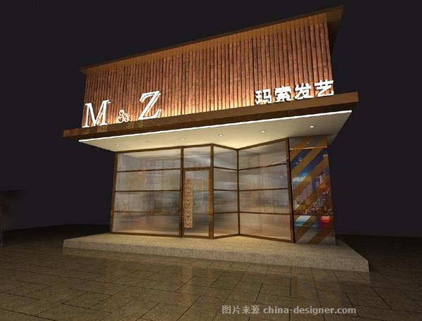 mz发型店门面设计