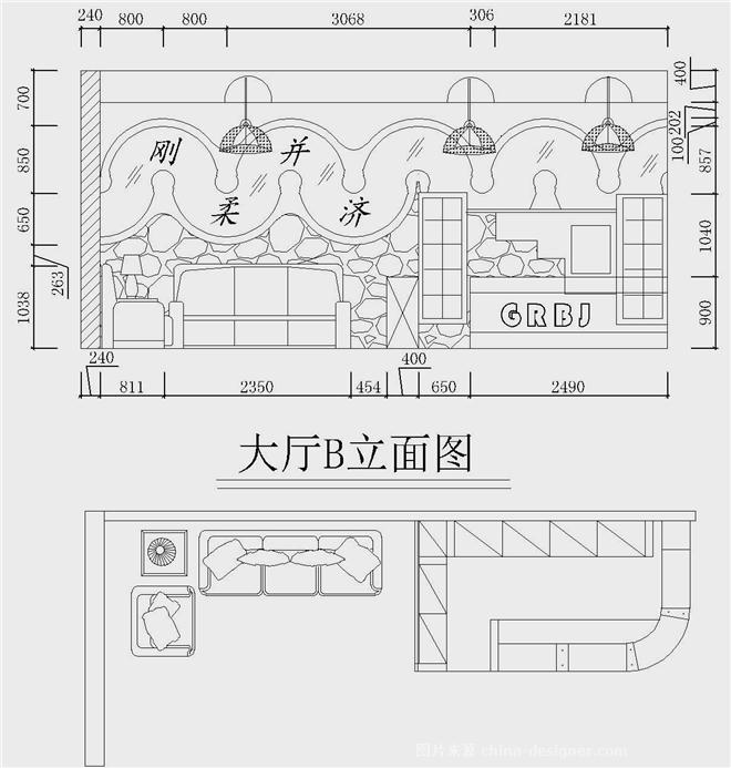 grbj主题餐饮空间设计-张彩娇的设计师家园-主题餐厅