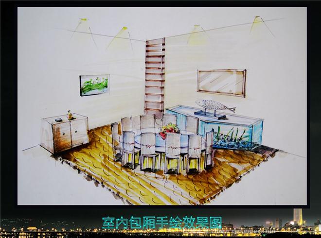 庄渔海鲜餐厅用餐环境设计上开启创意海鲜新格调。空间印象从餐厅案名到定位、策略、商业模式、品牌形象到餐厅的空间设计、软装陈设等360全案视觉效果!一.庄渔海鲜餐厅品牌定性关键词创意海鲜+透明厨房+创新菜式+特色用餐环境二.软装陈设在繁复而焦躁的商业空间设计中,我为庄渔海鲜餐厅打造了一个可以坐下来仔细品味的空间,它就像延绵海岸线吹来的一股清凉的海风,自然,没有任何束缚,所选择的材料也是带有一些若即若离的感觉的,带有现代感,家私等配饰的质式和款式也都是经得起时间的考验,带领大家走在一个海洋的世界里三.庄渔海鲜