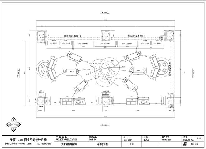 百盛婴童卖场平面布局图-model