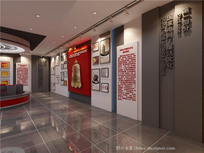 电力局廉洁文化展厅-mr.deng的设计师家园-展示空间,展览空间,展厅