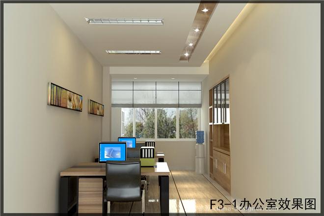 地税改造效果图-杨建华的设计师家园-走廊,茶水间,办公区,财务室,多