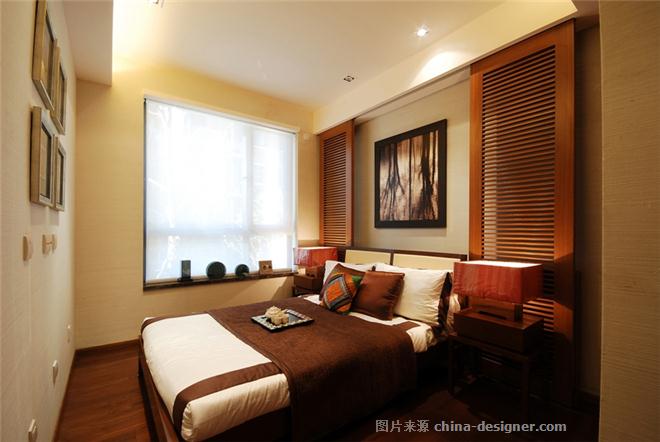 华润凤凰城中式风格案例-四川省川豪装饰有限责任公司的设计师家园-客厅,三居