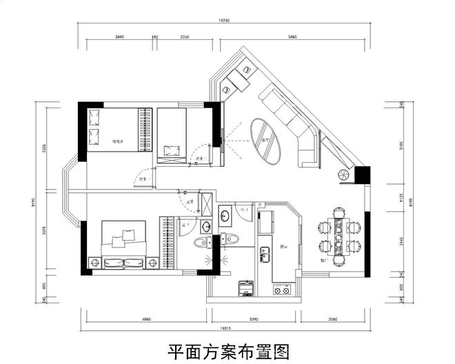 异形的房子-胡云谷的设计师家园-三居