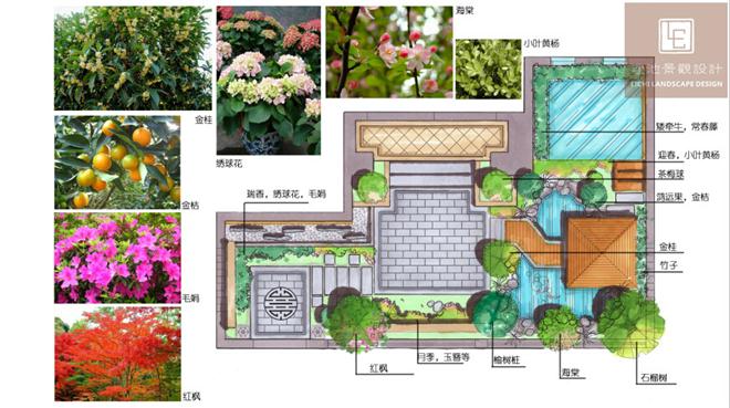 常熟琴湖一号庭院景观设计-李航的设计师家园-独栋,欧式,黄色,紫色