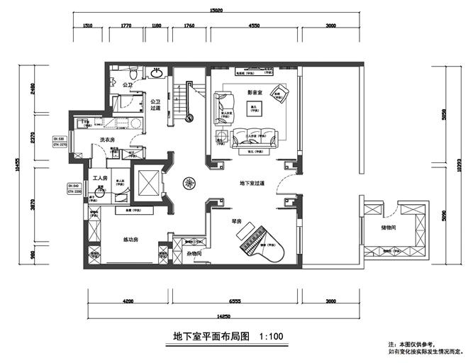 地下室平面图