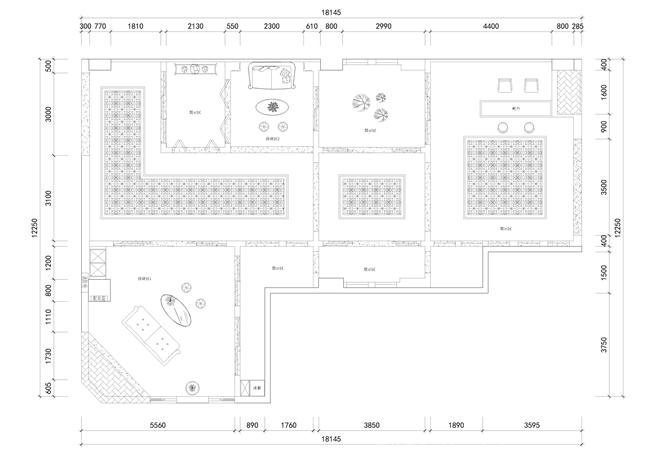 石家庄富奥斯门店平面图