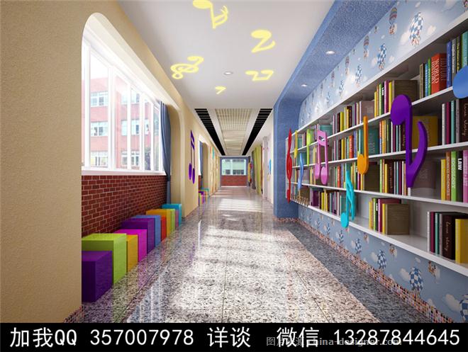小学学校设计案例效果图-室内设计师93的设计师家园-培训中心,学校