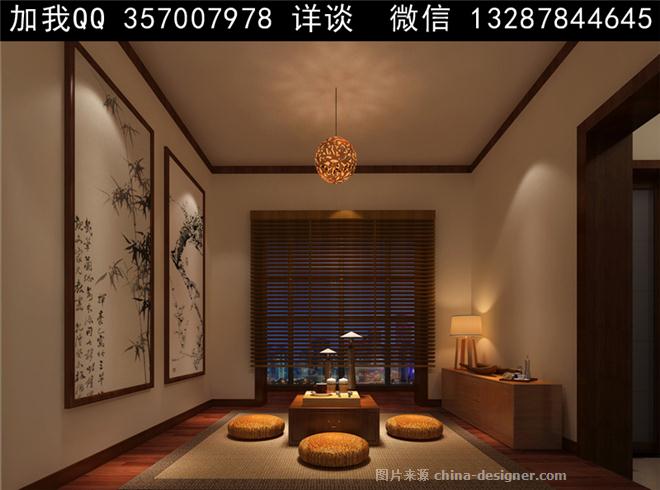 茶室设计案例效果图-室内设计师93的设计师家园-自助餐厅,茶餐厅,农家