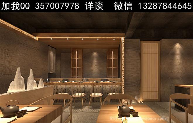 寿司店设计案例效果图