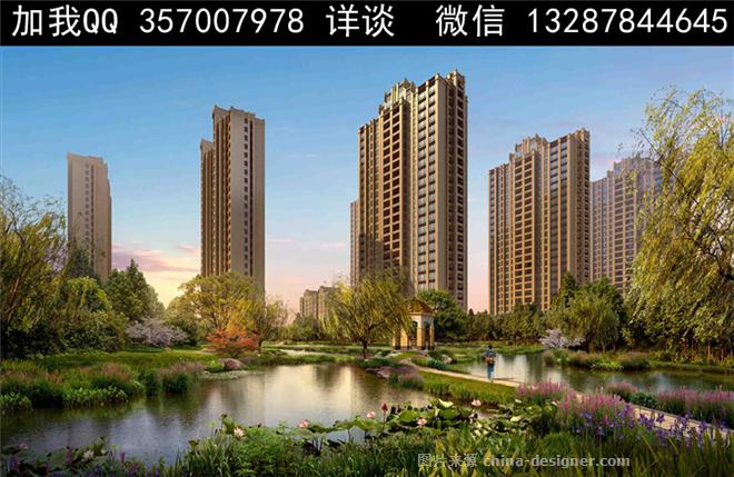 四居,阁楼,田园,住宅小区 绿化景观 设计图 建筑效果图 工程景观 园林