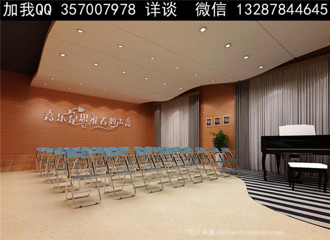 教室设计案例效果图-室内设计师93的设计师家园-培训中心,学校 ,图书