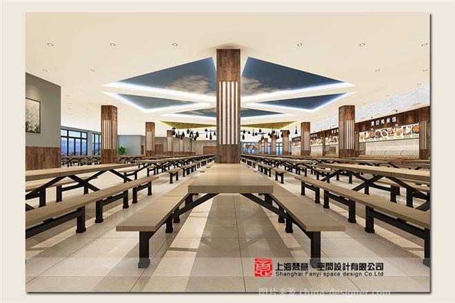 快餐店,中餐厅,其他 ,主题餐厅,现代简约,学校餐厅装修设计,大学餐厅