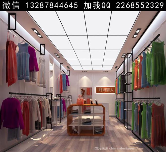 女装店 服装店设计案例效果图-室内设计师93的设计师家园-服饰鞋包店