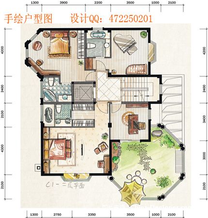 手绘户型图专集展示册提供  类别:案例赏析                   评论