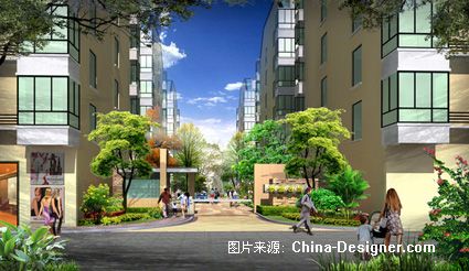 主入口大门效果图-福州瀚林苑景观设计有限公司的设计师家园-34