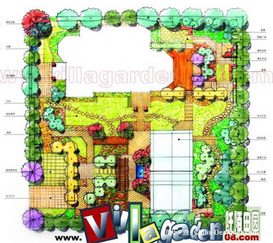 平面图-阡陌田园景观有限公司的设计师家园-设计,庭院,别墅