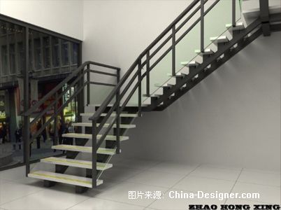 沈阳某服装店楼梯设计-赵红星的设计师家园-5-10万