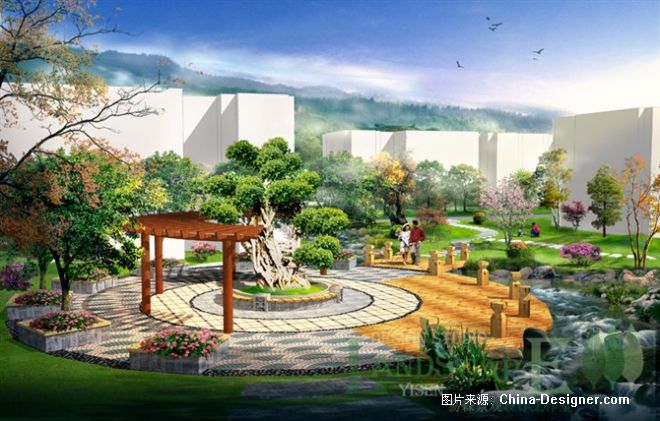 小区景观设计01-张成的设计师家园-别墅