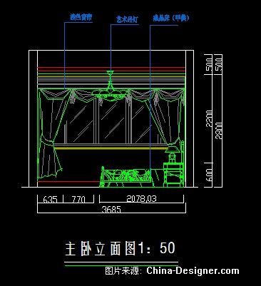 主卧立面图-王斌的设计师家园-现代