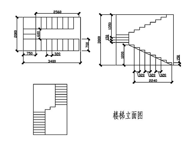 楼梯立面图-雷响的设计师家园-180